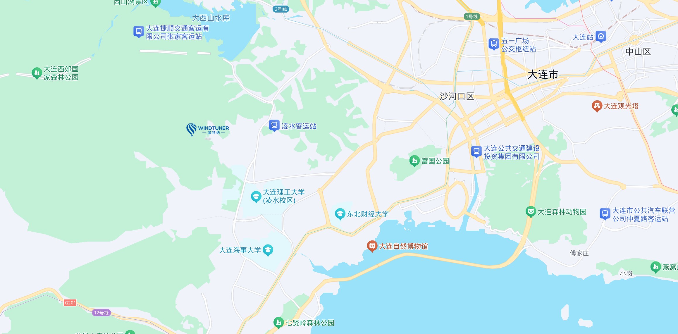 大连温特纳科技有限公司位置